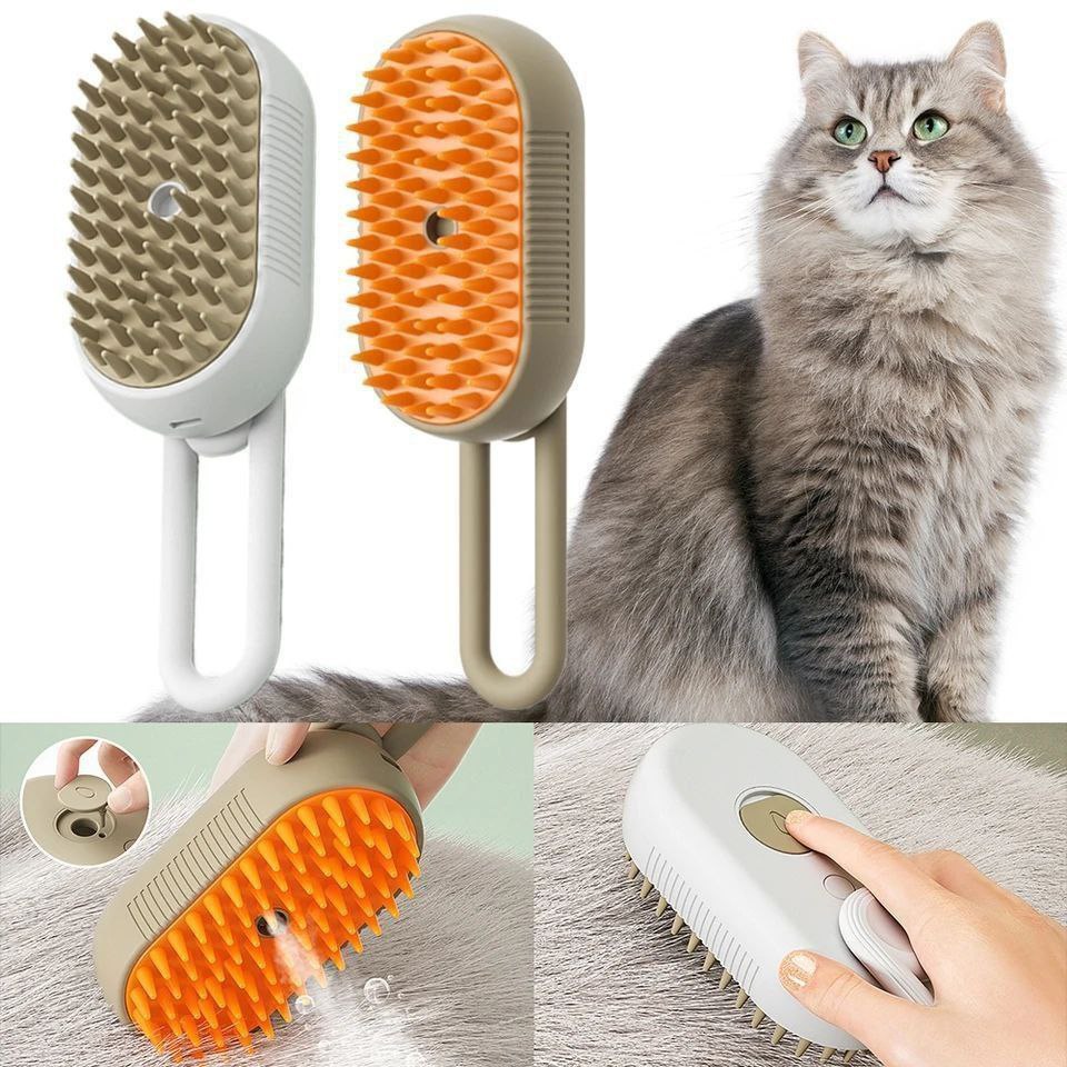 Cepillo A Vapor Para Mascotas 2x1