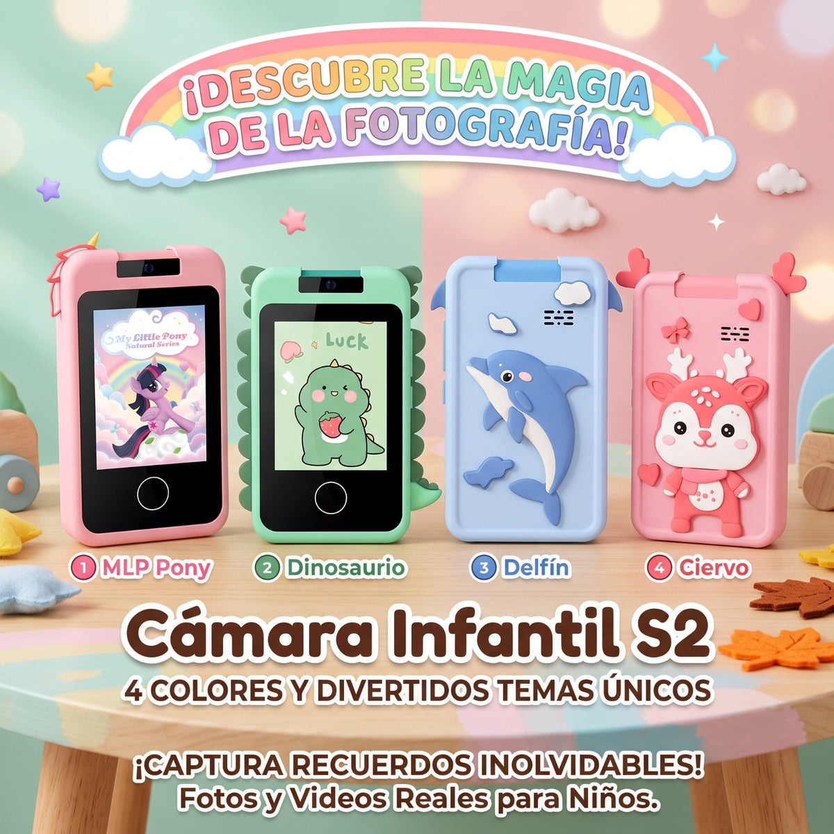 Teléfono Inteligente y Educativo para Niños - Incluye Forro