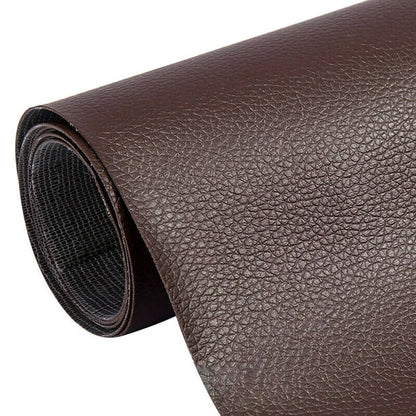Parche de Cuero Autoadhesivo – Restaura y Protege tus Muebles con Acabado Profesional al Instante!
