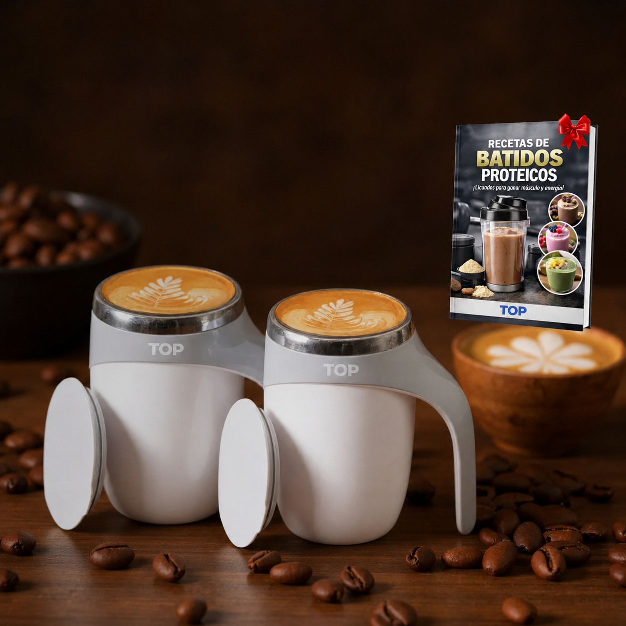 Taza Termica Mezcladora Magnetica