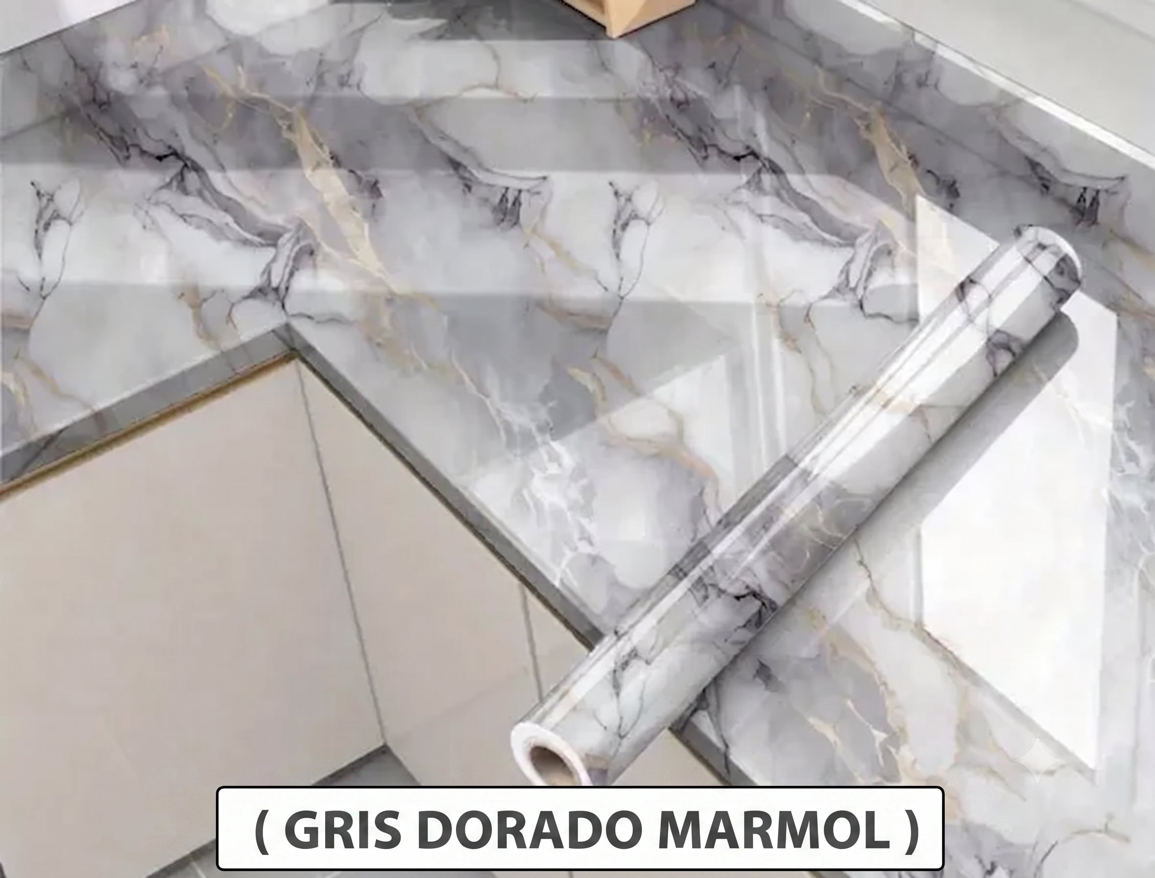ROLLO AUTOADHESIVO MARMOLIZADO
