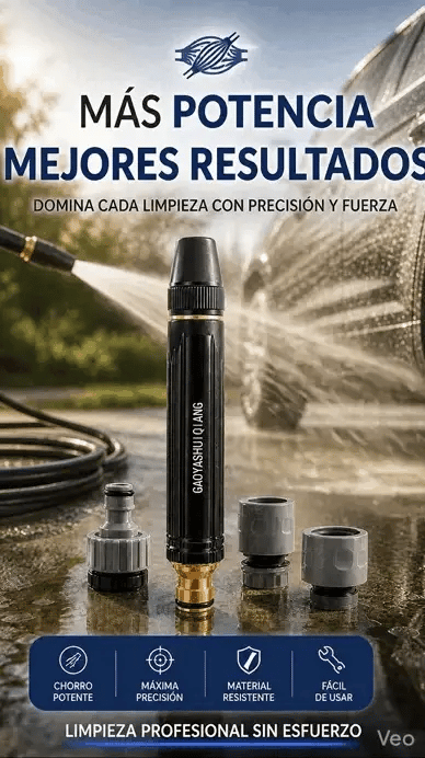 Boquilla Para Manguera de presión  3 En 1