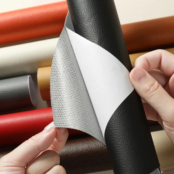 Parche de Cuero Autoadhesivo – Restaura y Protege tus Muebles con Acabado Profesional al Instante!