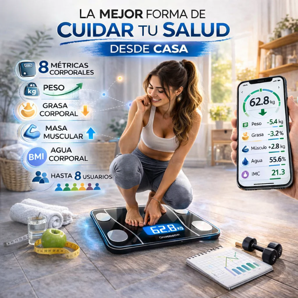 Balanza Bascula Digital Con Bluetooth