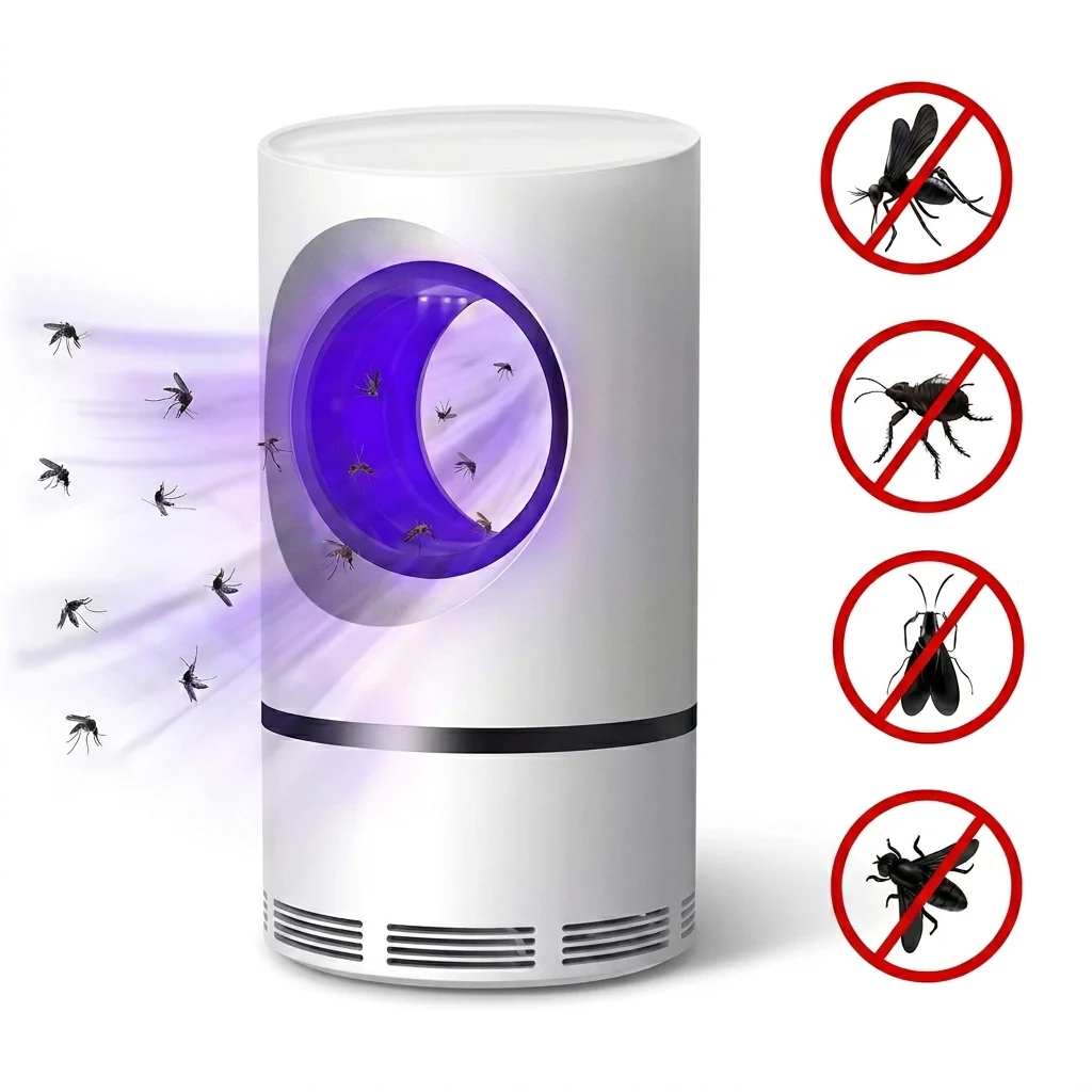 Lampara Mata Y Atrapa Mosquitos