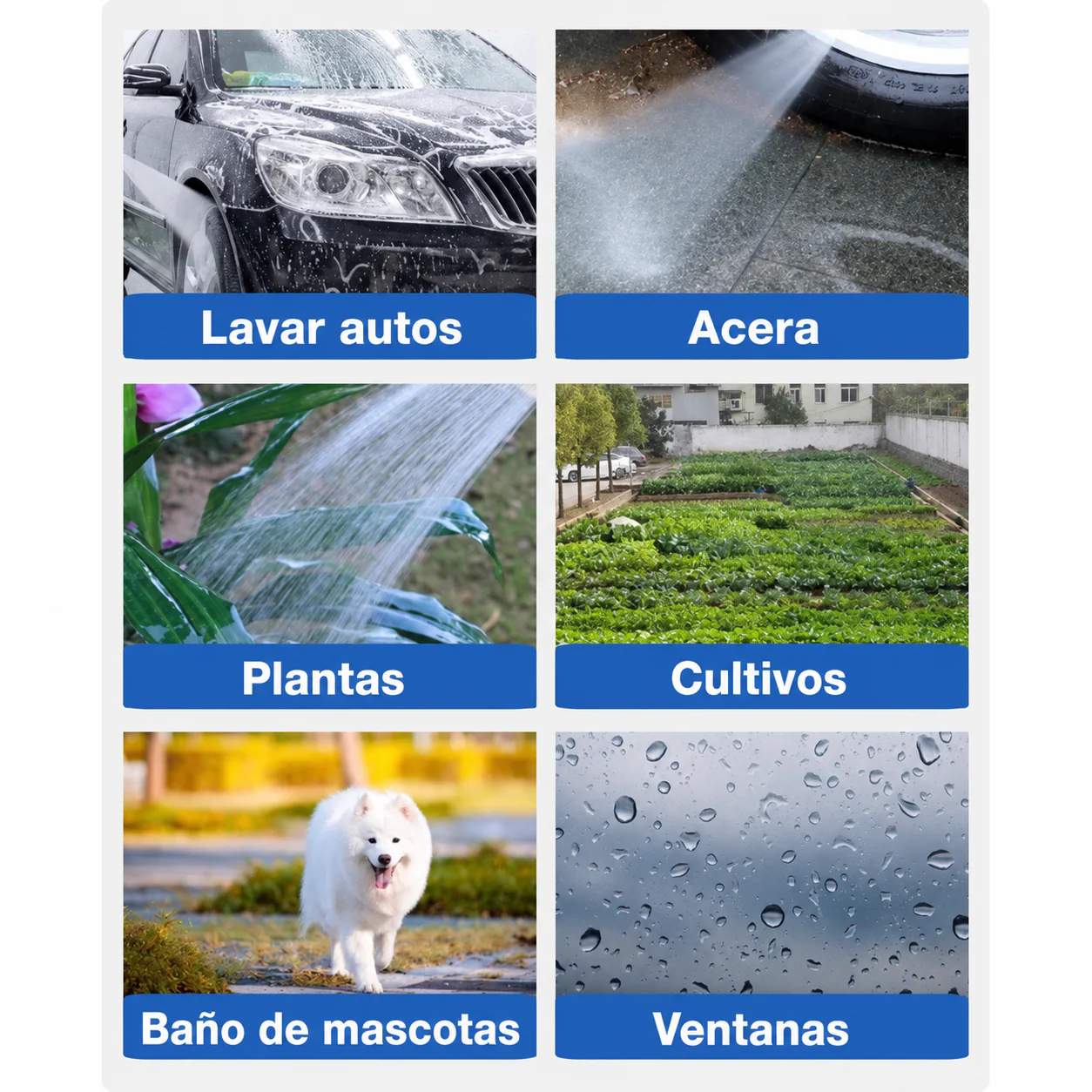 Boquilla Para Manguera de presión  3 En 1
